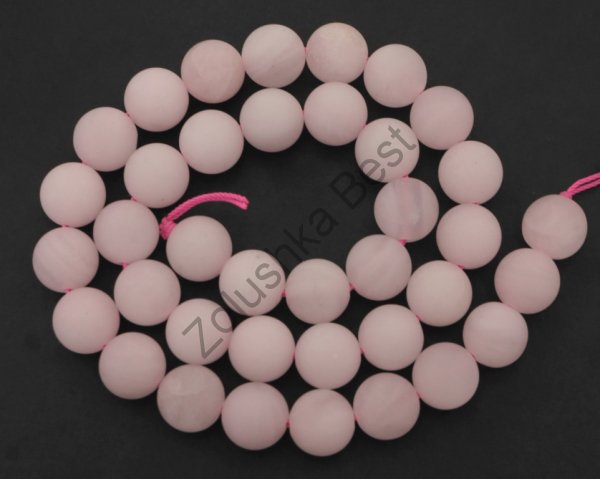Бусины розового кварца 6 мм, матовые, натур., 60 шт в Благовещенске